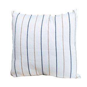 Funda-de-almohada-1 Funda de Cojín Artesanal Natural con Rayas 50 x 50 cm