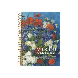 Velmont Cuaderno 1 Libreta Diseño Van Gogh 150 Hojas Rayadas Velmont
