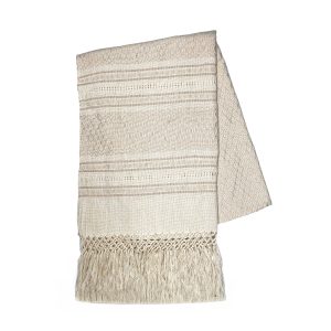 Rebozo Artesanal de Oaxaca Color Natural Artesanías Arely