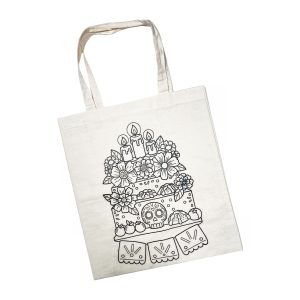 Bolsa Tote de Manta Día de Muertos