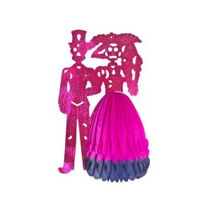 Pareja de Catrines Papel Picado Artemex