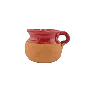 Tarro Cafetero de Barro Rojo Artesanal Libre de Plomo