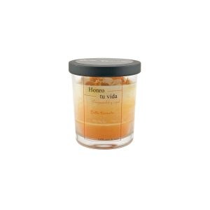 Vela Honro Tu Vida 100% Cera de Soya con Aroma